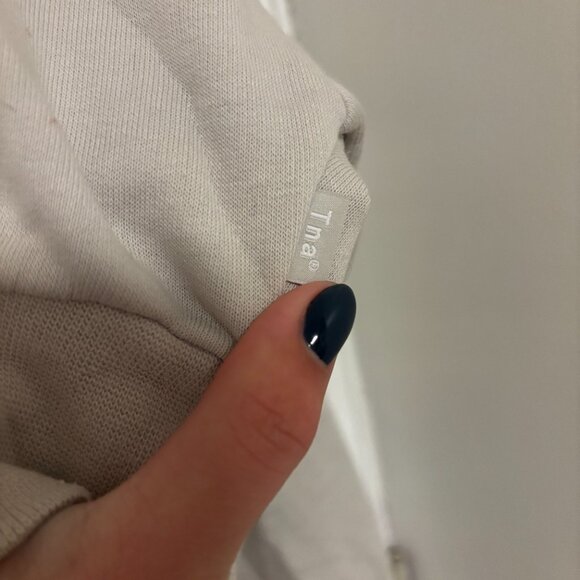 TNA Extreme Crop Crewneck Beige Size XXS - Picture 4 of 6